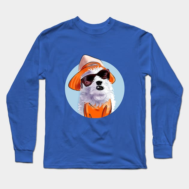 Summer Maltese Long Sleeve T-Shirt by obeymydog